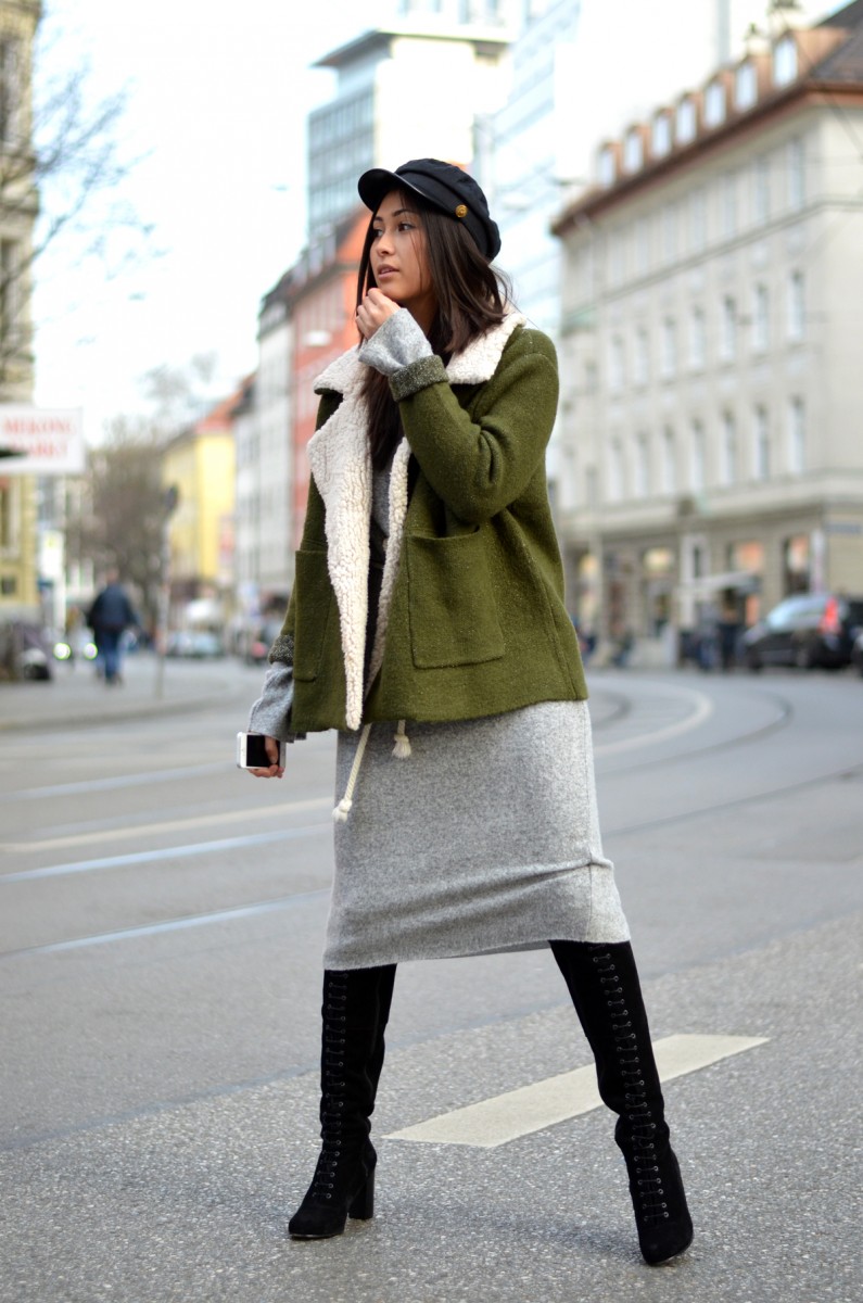 the-olive-shearling-jacket-zara-casual-comfy-ootd-outfit-lookbook-sailor-hat-cashmere-luxur-designer-fashionblog-german-fashionblogger-streetstyle-munich-münchen-inspiration-fashionista