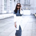Stripes - Midi Dress - Zara - Casual - Ootd - Streetstyle Munich - German Fashionblog - White Sneaker - Calvin Klein Sunnies - Layering - Prinzregentenplatz