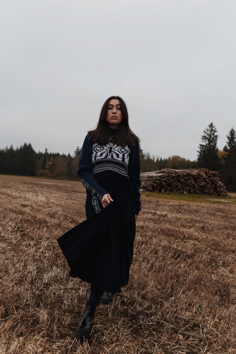 Norweger Pullover – Herbsttrend – Herbst 2018 – Sportmax – Strickkleid – Editorial – Modeblogger DE – Modeblog München
